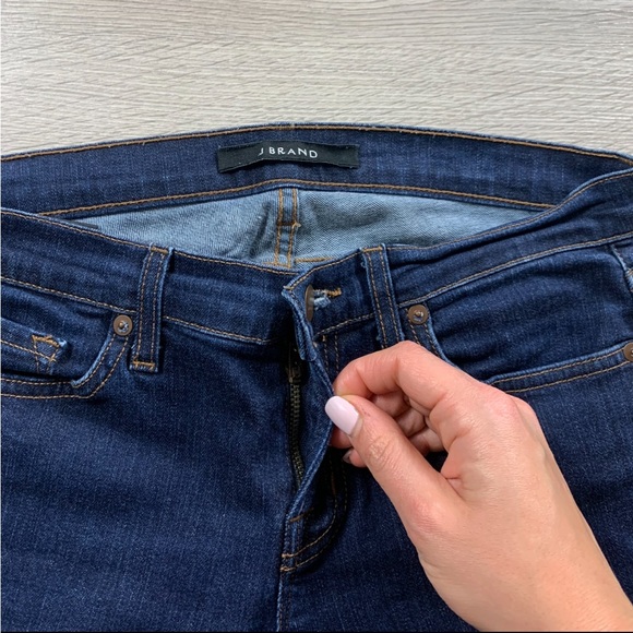 J Brand Skinny Leg Pure Raw Hem Jeans - Picture 7 of 13